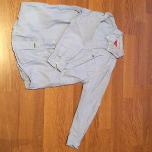 Boys Tommy blue dress shirt